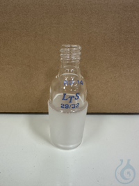 Verbindungsst&uuml;cke NS-Kern 29/32, Hahn und RD 14, NS-Hahn 19, gebogen...